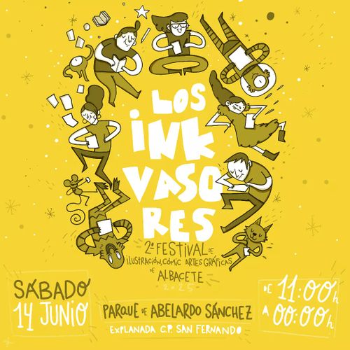 Los Inkvasores: 1r Festival de ilustración y Artes Gráficas de Albacete